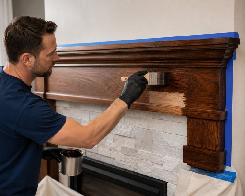 Mantel Painting in Waco, TX