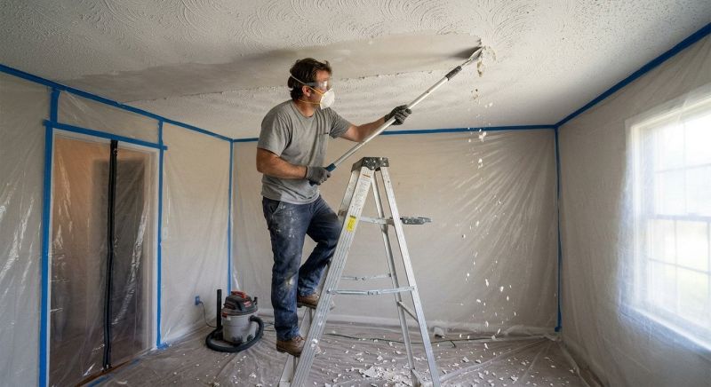 Swirled Ceiling Removal in Waco, TX