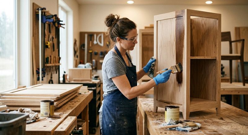 Wood Cabinet Staining in Cincinnati, OH