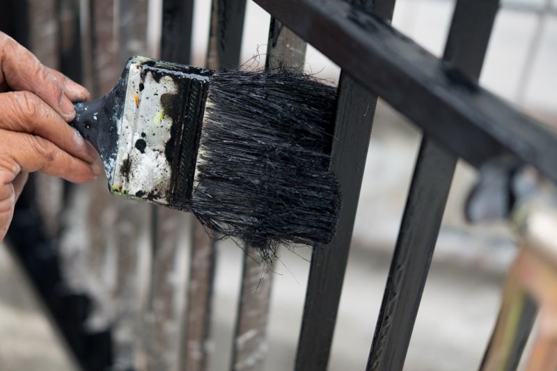 Aluminum Fence Painting in Waco, TX