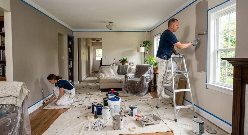 Apartment Interior Painting in Wilmington, NC