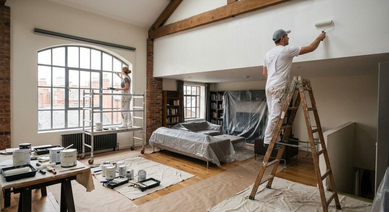 Attic Painting in Wilmington, NC