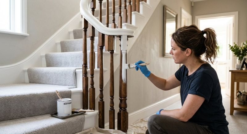 Bannister Staining in Wilmington, NC