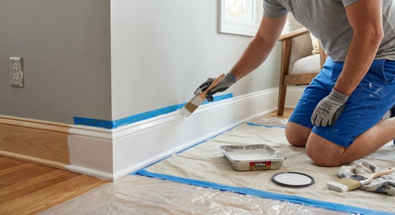 Baseboards Painting in Kansas City, KS