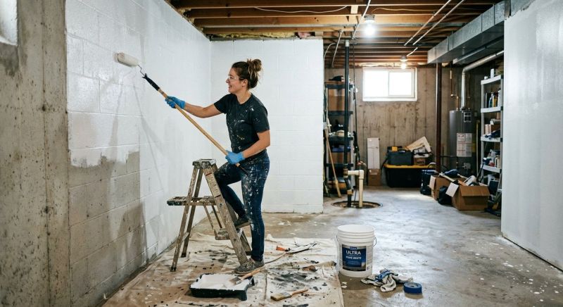 Basement Painting in Wilmington, NC