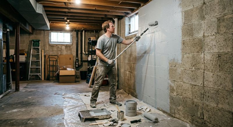 Basement Painting in Kansas City, KS
