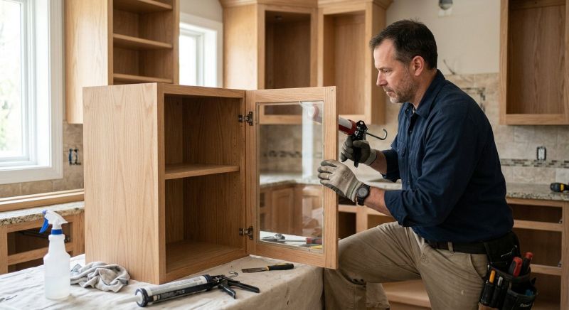 Cabinet Glazing Service in Carmel, IN