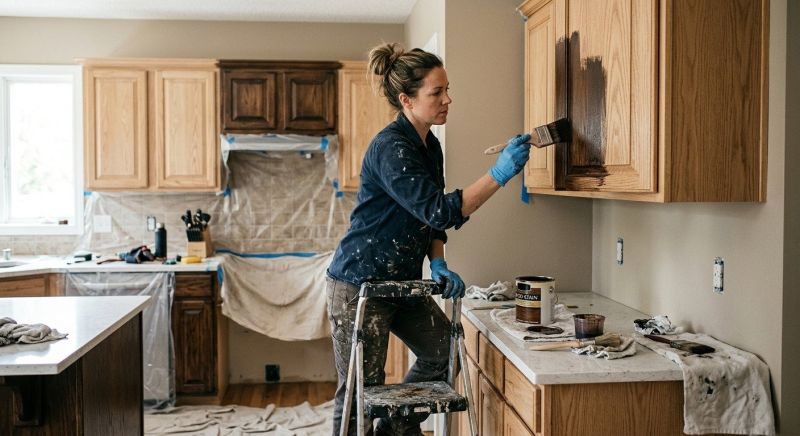 Cabinet Staining Service in Terre Haute, IN