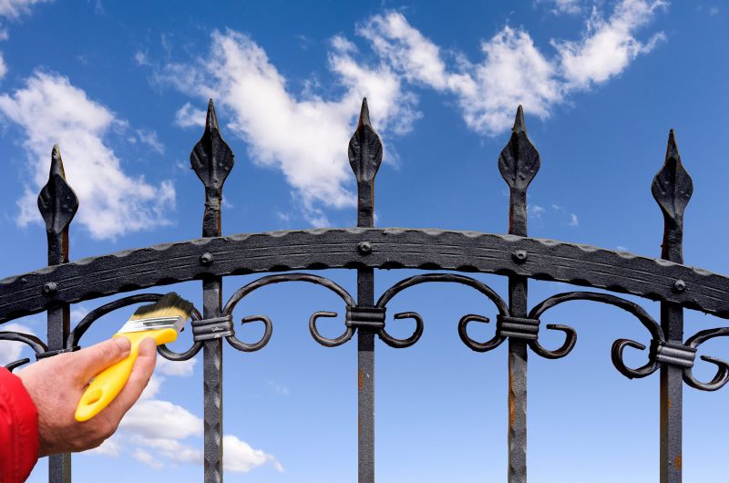 Chain Link Fence Painting in Waco, TX