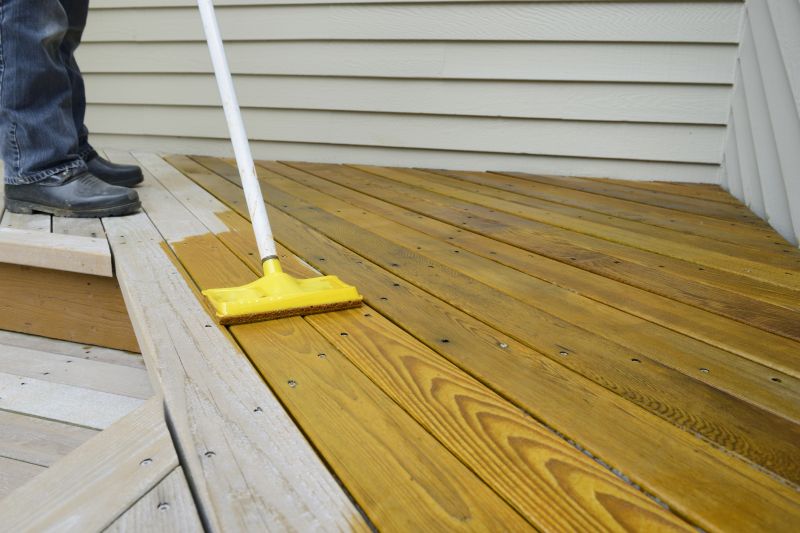 Deck Steps Staining in Waco, TX