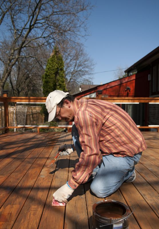 Deck Steps Staining in Waco, TX