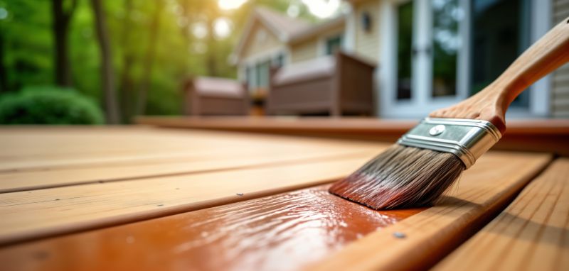 Deck Steps Staining in Waco, TX