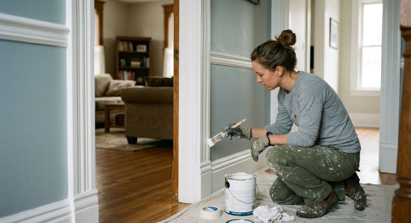 Door Trim Painting in Waco, TX