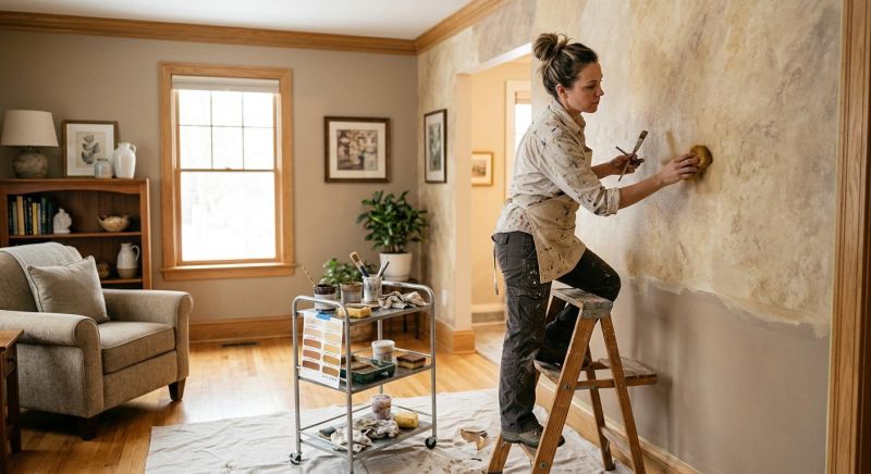 Faux Interior Painting in Alpharetta, GA