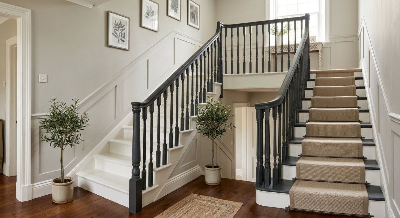 Indoor Staircase Painting in Wilmington, NC