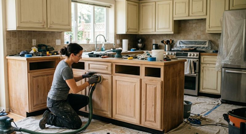 Kitchen Cabinet Refinishing in Terre Haute, IN