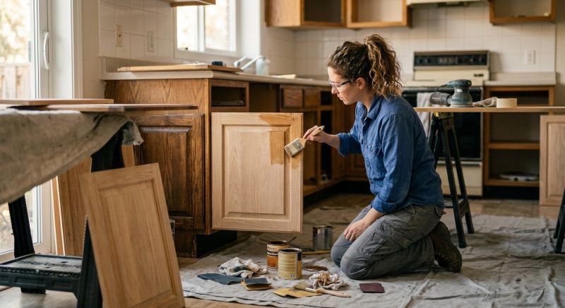 Kitchen Cabinet Refinishing in Dayton, OH