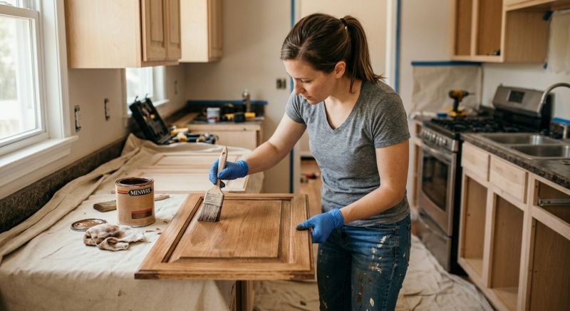Kitchen Cabinet Staining in Indianapolis, IN
