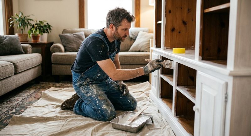 Mantel Painting in Waco, TX