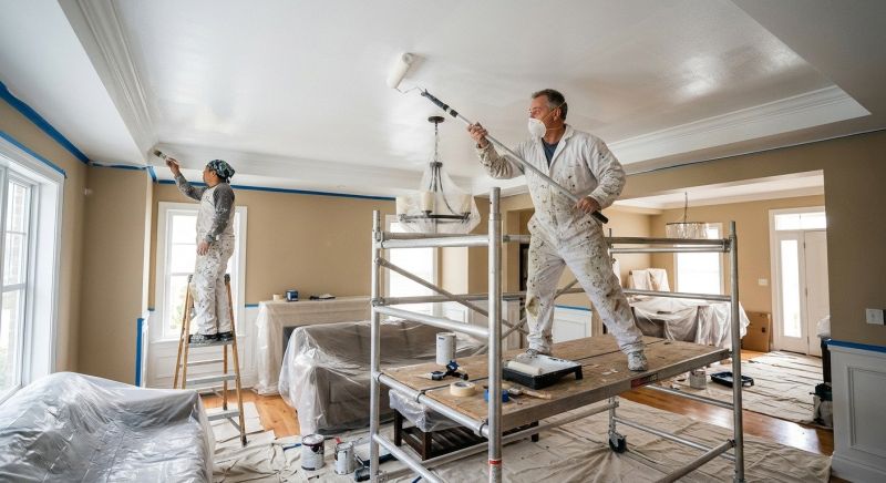Popcorn Ceiling Painting in Waco, TX