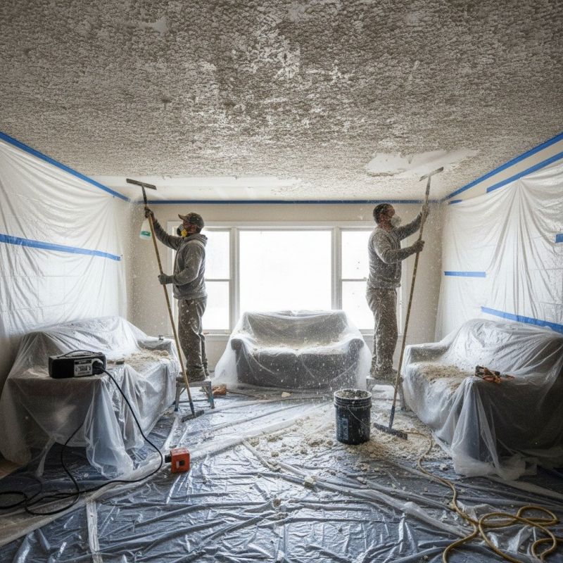 Popcorn Ceiling Removal in Waco, TX
