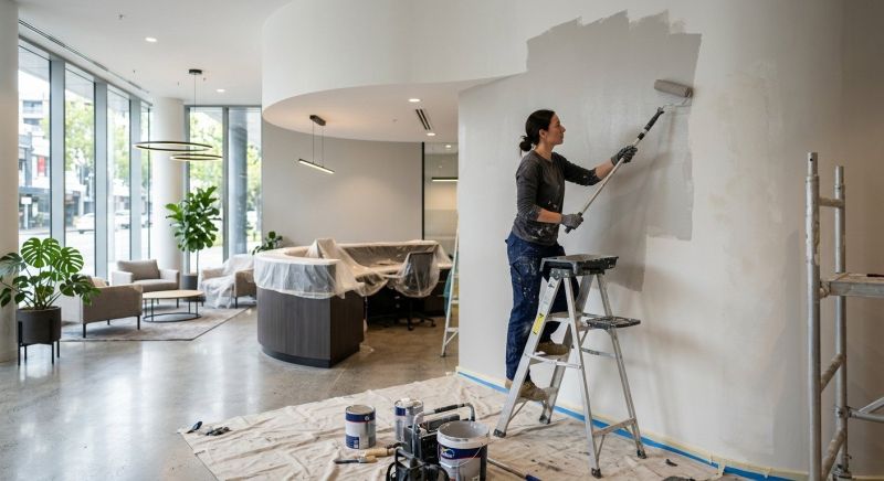 Reception Area Painting in Arvada, CO