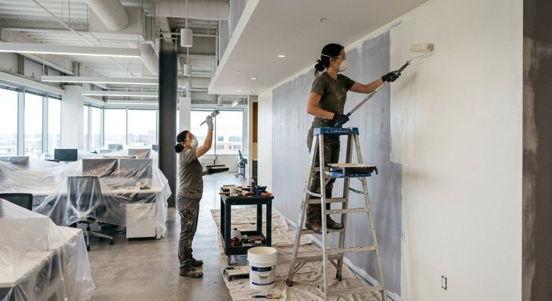 Retail Ceiling Painting in Arvada, CO