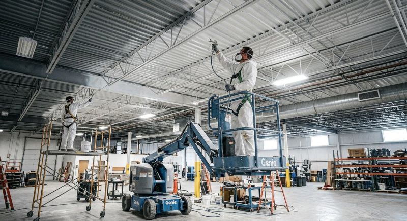 Retail Ceiling Painting in Boulder, CO