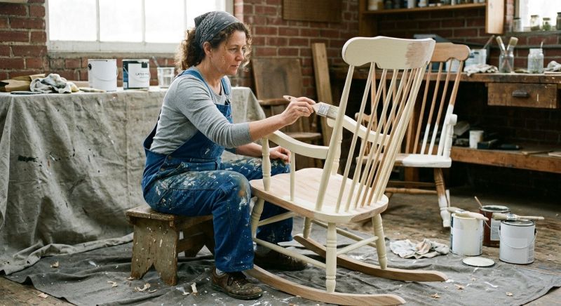 Rocking Chair Painting in Waco, TX
