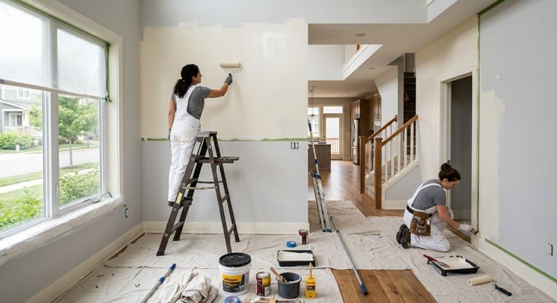 Stucco Ceiling Painting in Wilmington, NC