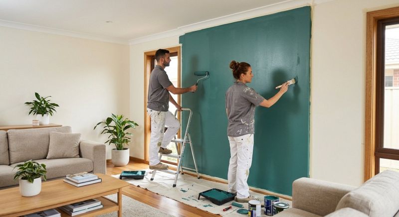 Textured Wall Painting in Wilmington, NC