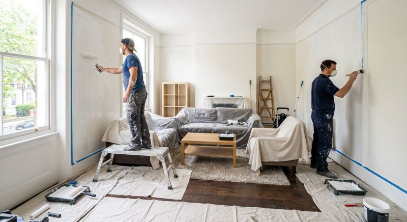 Townhouse Interior Painting in Kansas City, KS