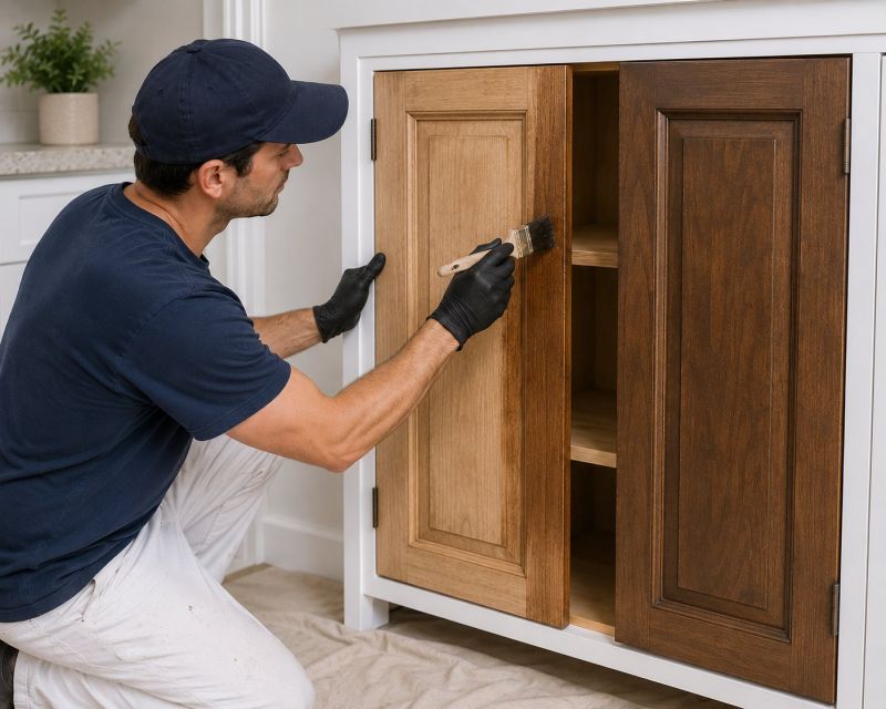Wood Cabinet Refinishing in Muncie, IN